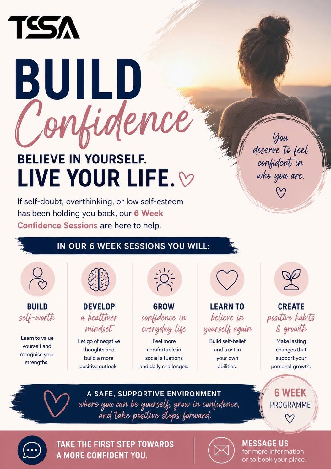 Build Confidence programme poster