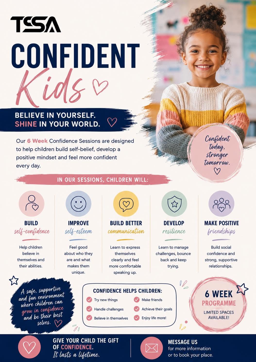 Confident Kids programme poster