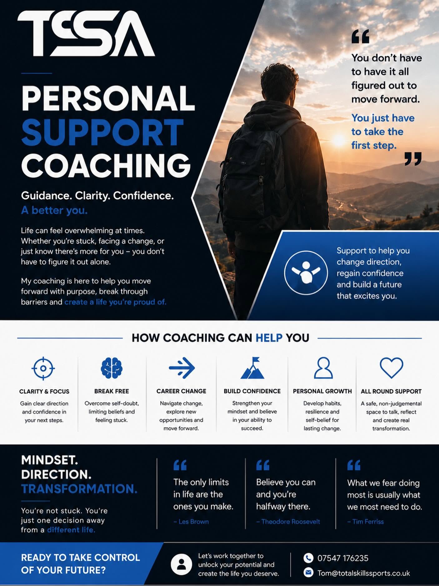 Personal Support Coaching poster